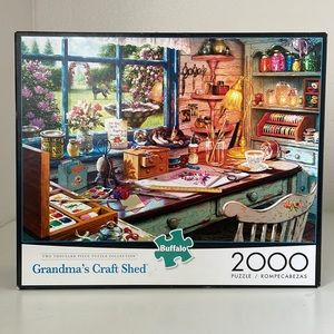 Grandma’s Craft Shed Puzzle, 2000 pieces, Buffalo Games